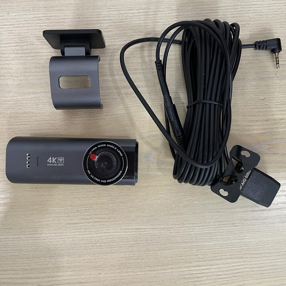 4K Dual Dash Cam with WiFi: Front/Rear HD Recording & Hidden Installation