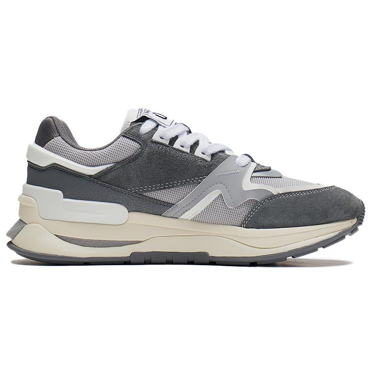 New LiNing 001 Innocence V2 V2 Cushioned Slip Resistant Abrasion Resistant Low Top Sports Casual Shoes Gray AGCS109-1