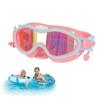 Kids' Swimming Goggles Silicone Seal Swim Goggles Kids' Anti-fog Swimming Goggles with Clear View Waterproof Pool for Children