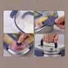 Oil Filter Square Cooking Pot Large Capacity Stainless Steel Frying Pan  Household Use