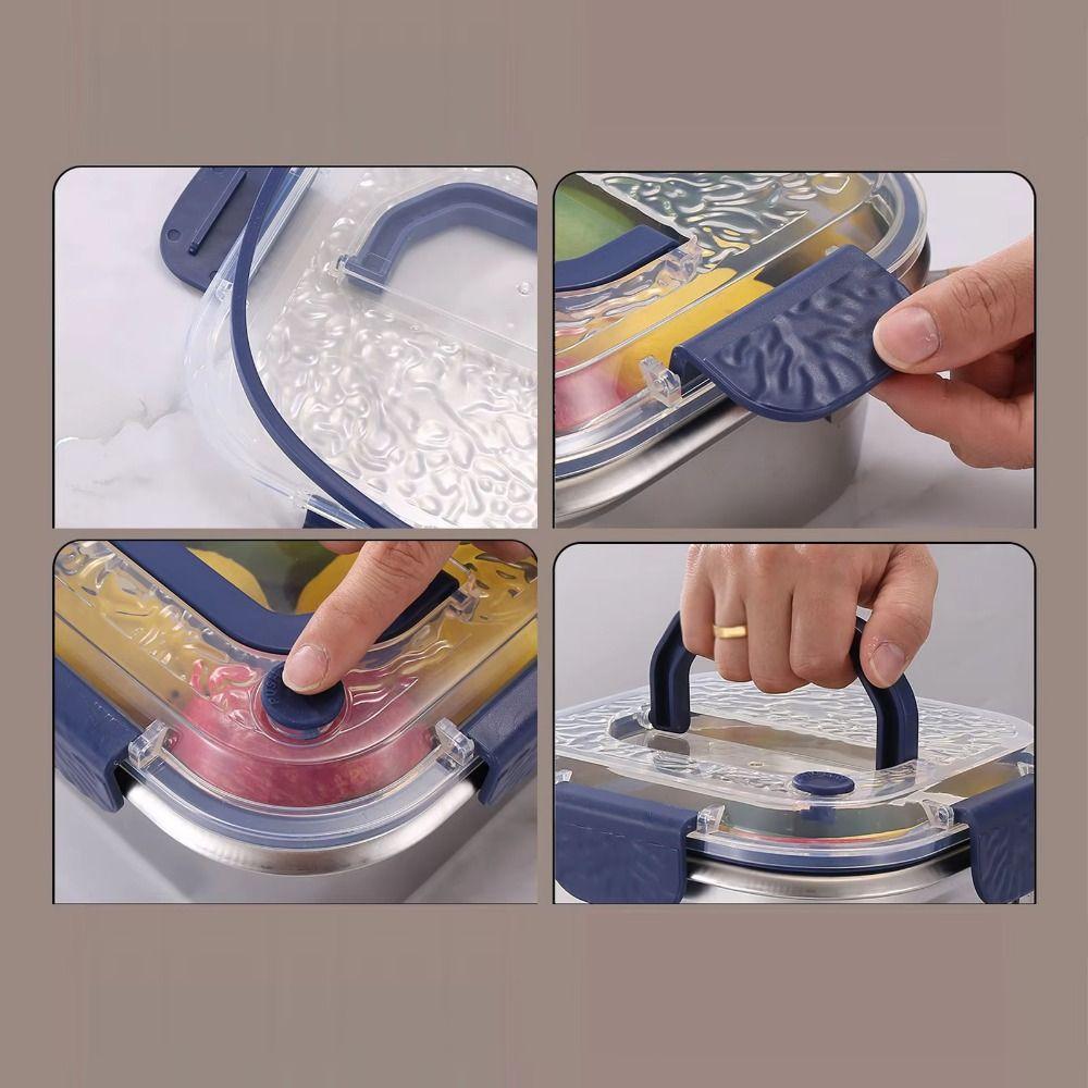Oil Filter Square Cooking Pot Large Capacity Stainless Steel Frying Pan  Household Use