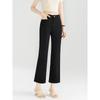 Meng Shu Ya Women's Summer Lightweight Slim-Fit Cropped Flare Pants