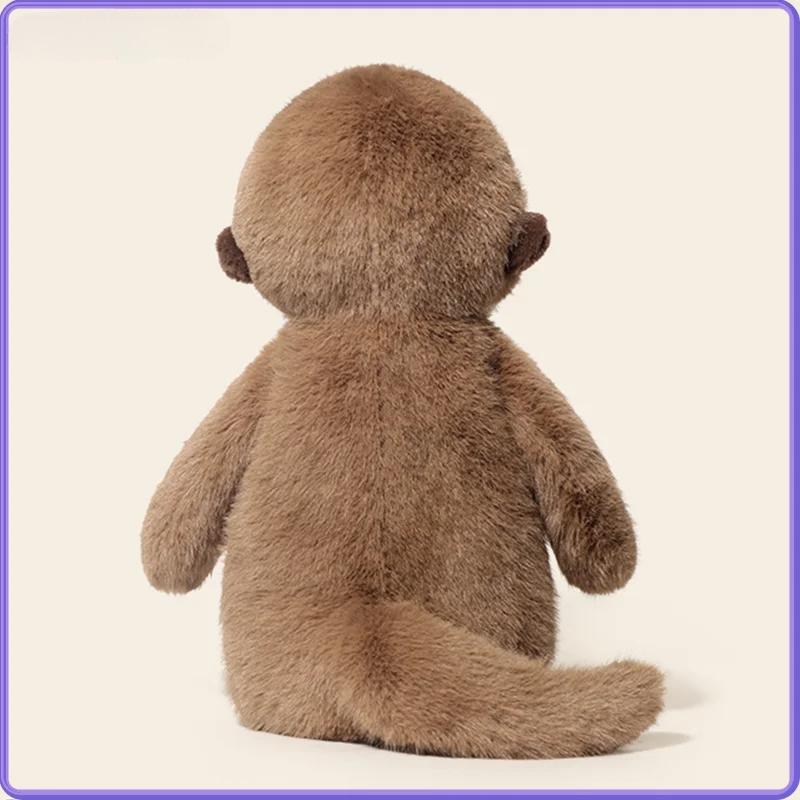 36CM Cute Otter Plush Toy Soft Stuffed Animal Pillow Simulation Sea Otter Home Decoration for Children Boys Girls Birthday Gifts