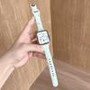 Original Silikonarmband für Apple Watch Band 44mm 45 46 40 41 38 42mm Armband Atmungsaktiv iwatch Serie 10 9 8 SE 7 6 Ultra 2 49mm