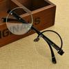 Natural Crystal Reading Glasses Anti Fatigue Round Brown Frame Trendy Retro Eyewear for Women HD Vision
