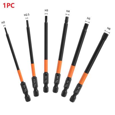 Forets 100 mm Tournevis électrique à tête hexagonale Clé électrique Crash Drive