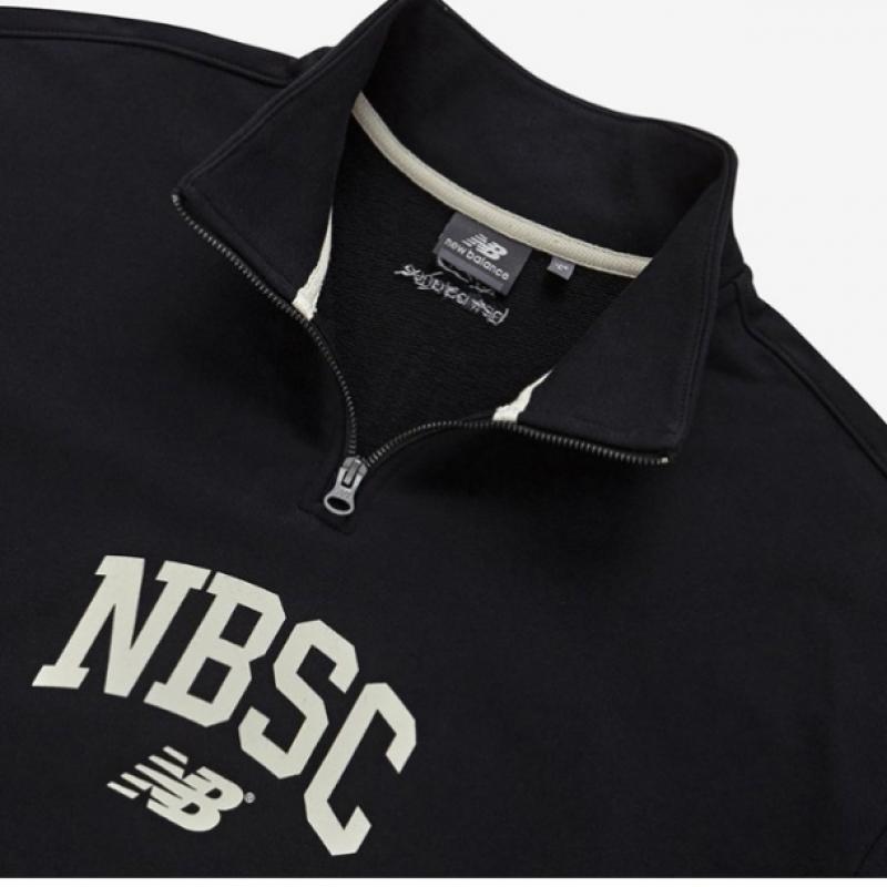 New Balance Half Club New Balance New Balance Universal Varsity Half Zip Up Sweatshirt Nbncd13