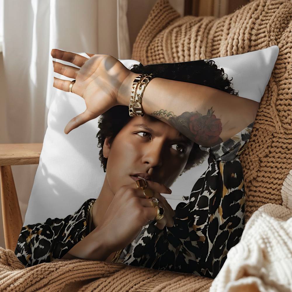 Právě bych mohl Bruno Mars Povlak na polštář Povlak na polštář proti roztočům Neviditelný zip hedvábný krátký plyš Potah na polštář na pohovku