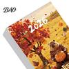 Holiday Countdown Box Advent Calendar with 24 Animal Hanging Decors, Day Decorative Ornaments for Christmas Thanksgiving, Acrylic Ornament Gift