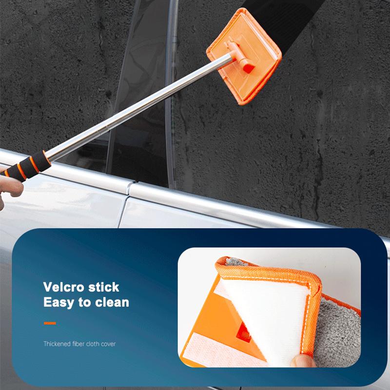 SEAMETAL 1pc Car Windshield Cleaning Brush with Long Handle Wiping Tool for Cleaning and Protecting Windshield