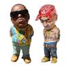 2pac Big Shakur Notorious Biggie Action Figure Rap Star Ornament Figurine