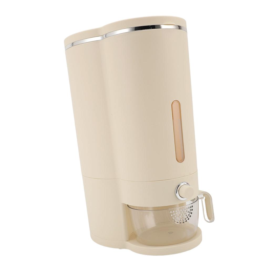 Rice Dispenser Press Out Food Grade Plastic Sealed Airtight Storage Container Househod Kitchen Supplies