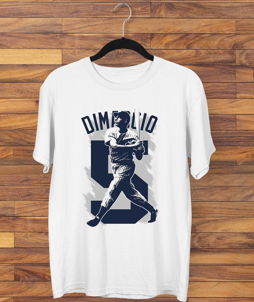 Joe DiMaggio Men T-shirt White Short Sleeve All Sizes JJ4397