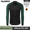 1 Mens Waterproof Windproof Thermal Fleece Cycling Jacket Winter Bike Jersey Road Outerwear 0C Protection