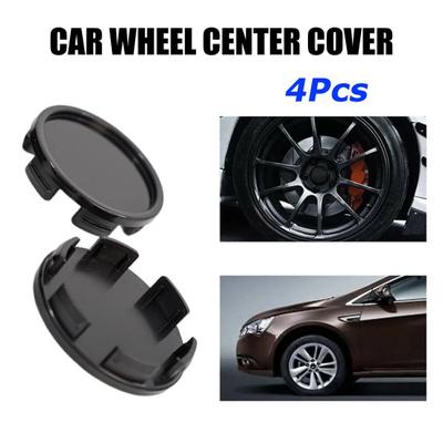 4 Stück Radkappen, 58 mm Außendurchmesser, 56 mm Innendurchmesser, Radkappen für Auto-Radmitte, einfach zu installieren, universelle Reifenfelgenkappen