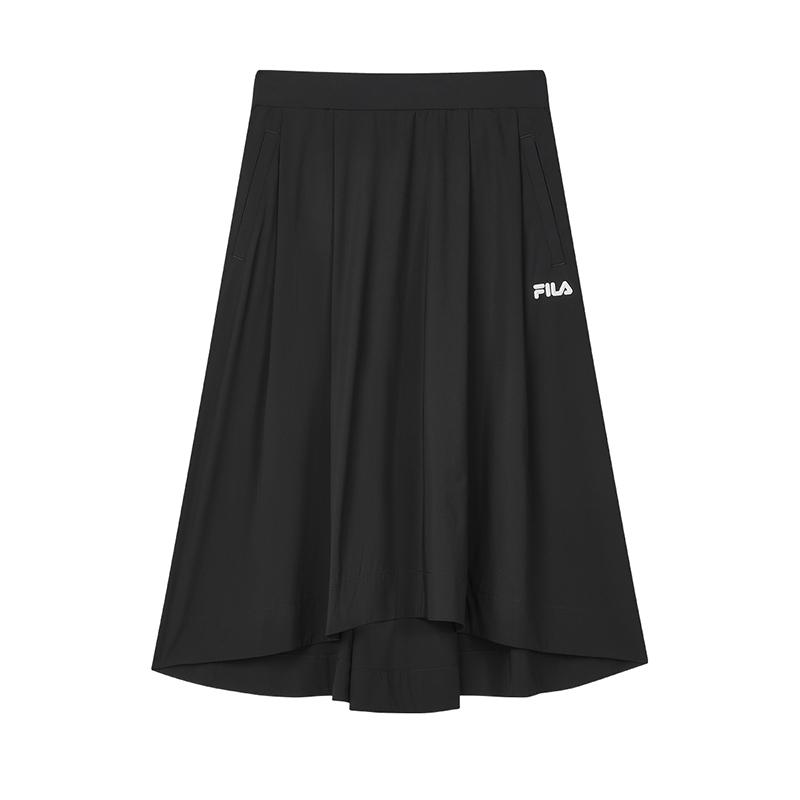 

New FILA Casual Long Skirt Women s Jet Black F11W438309FBK 160/62A/S