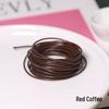 Korean Wax Cord for DIY Jewelry: 2.0MM Snake Pattern Leather Rope for Bracelet & Necklace Weaving