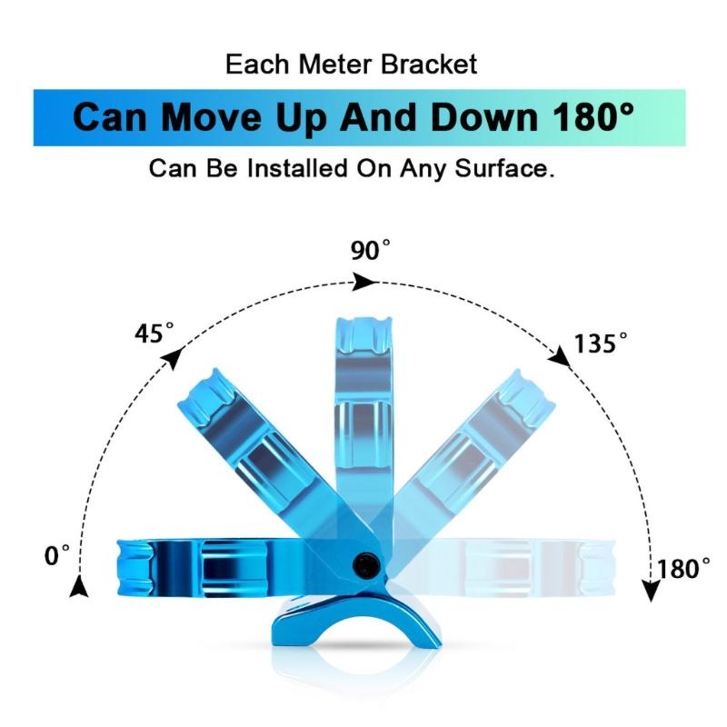 Vehicle Accessories Auto Gauge Meter Pod Mount Holder Car Pillar Gauge Meter Mount Bracket Single Hole Bracket 2in 52mm