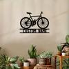 Custom Metal Bicycle Wall Art Personalized Iron Plaque Family Name Home Decor Gift Cyclist
