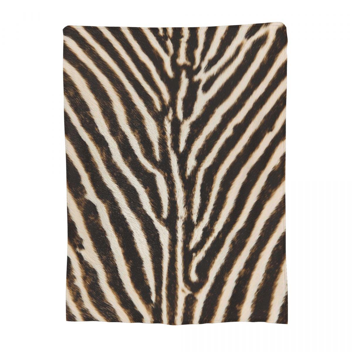 Pink And Orange Zebra Stripes Blankets