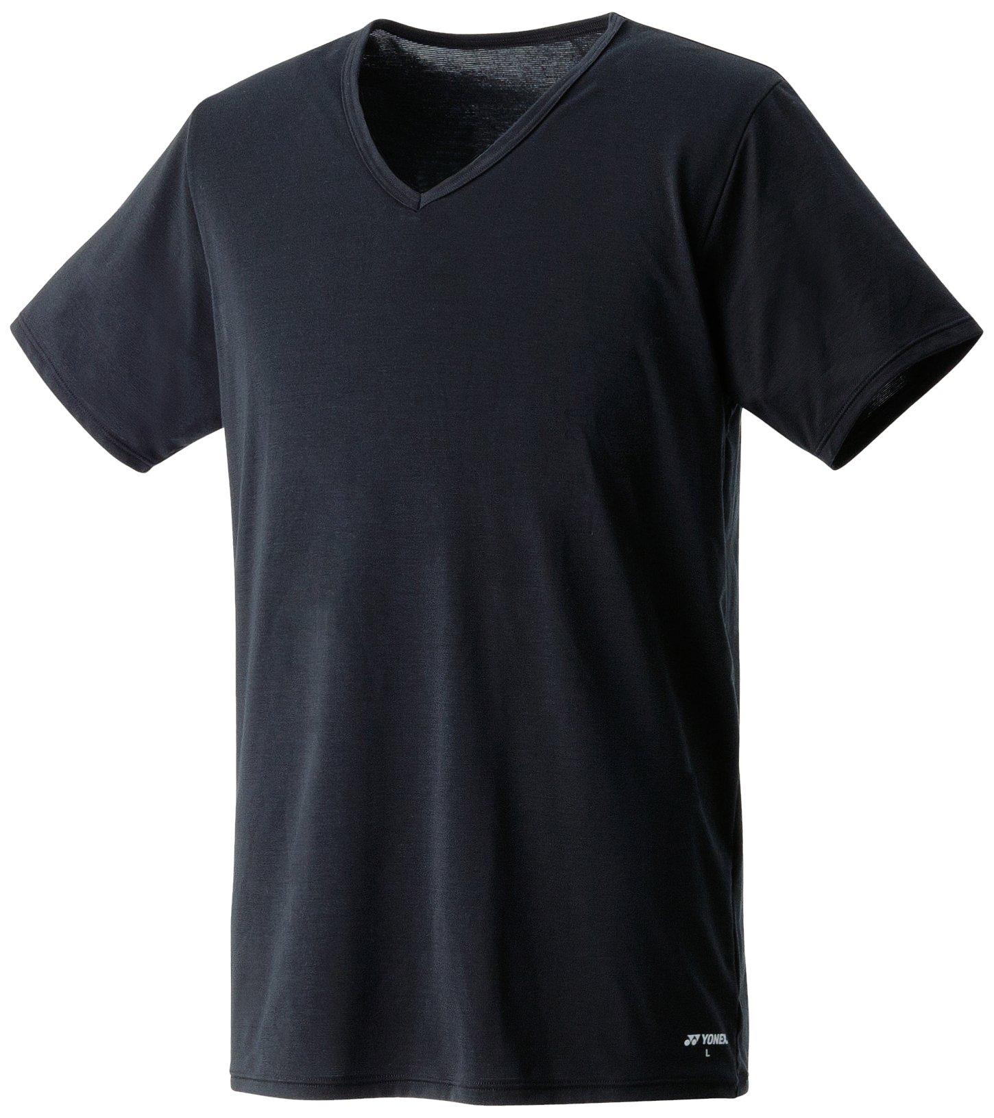 

Yonex Short Sleeve Shirt 44002 44002 007 Size Small Tennis/Badminton [Unisex] Black, чёрный