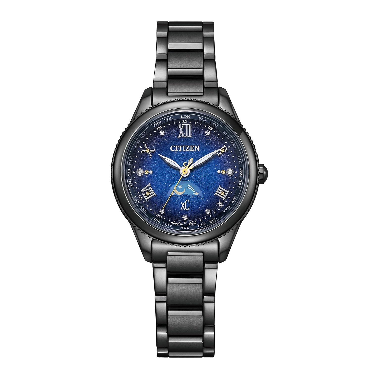 

Cross Sea Limited Pair Watch YOZORA COLLECTION водонепроникний чорний [Citizen] EE1007-75L жіночий