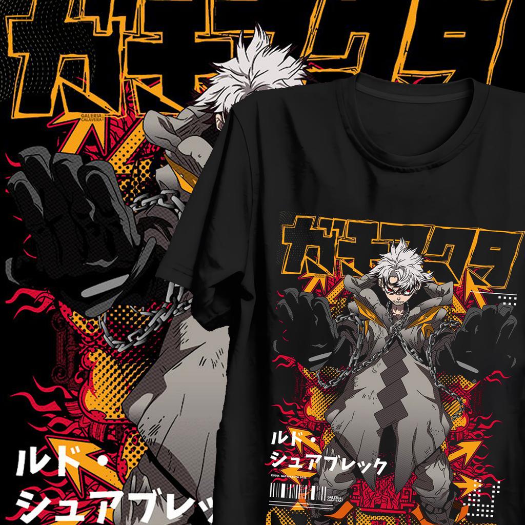 Summer T-shirt 2026 Undead Unluck Rudo Sherrock with double-sided print, cotton, Harajuku Streetwear, unisex t-shirt for anim