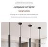 Black Hole Stone Mid-Century Minimalist Pendant Light for Bedroom, Dining Room, or Bar