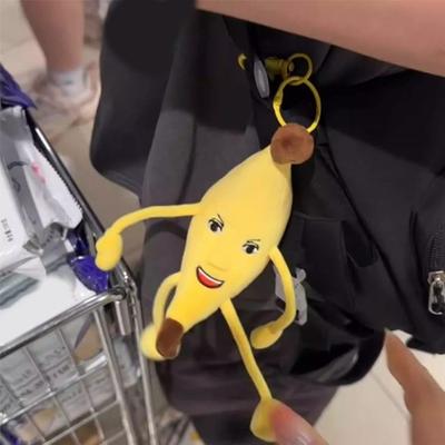 Singing Banana Hairbands Lovely Cartoon Hair Hoop Plush Dolls Funny Head Band for Women's Party Costume