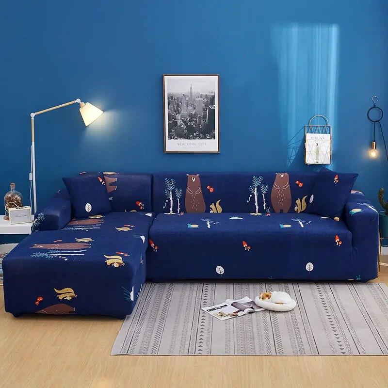 Elastický potah na pohovku all-inclusive proti poškrábání kočkou pohovka do obývacího pokoje křeslo univerzální potah na nábytek protiskluzový prachotěsný