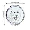 Pyrenean Mastiff, Mastín del Pirineo – Pocket mirror with a dog, personalized mirror for a purse | Art-Dog