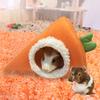 Hamster House Carrot Shape Comfortable Hammock Bed Hamster Guinea Pigs Sleeping Nest Bed