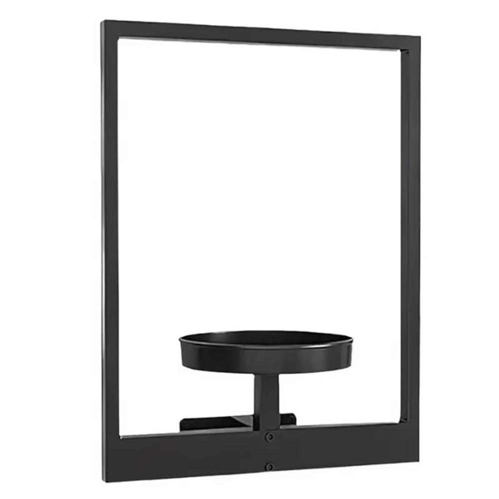 

Стильная фоторамка, настенный держатель для растений, многофункциональные подставки для дисплея, для улицы чёрный