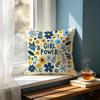 Art FFloral Inspirational Text Cushion Cover Cushion Cover Set Pcs X X X Pillowcase Decorative Sofa Home Decor