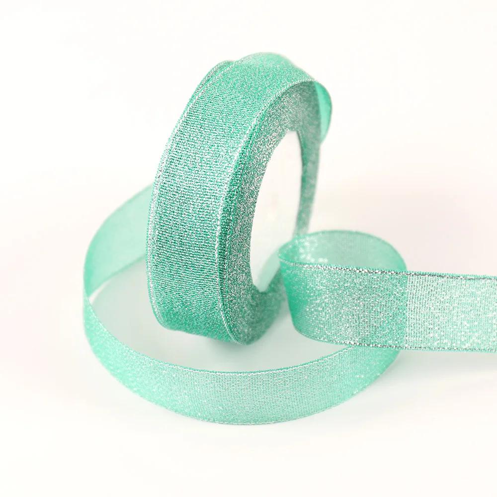 25yards 20mm Colorful Onion Glitter Ribbon for Gift Packaging Webbing Christmas Wedding Decoration Supplies Handmade Ribbons