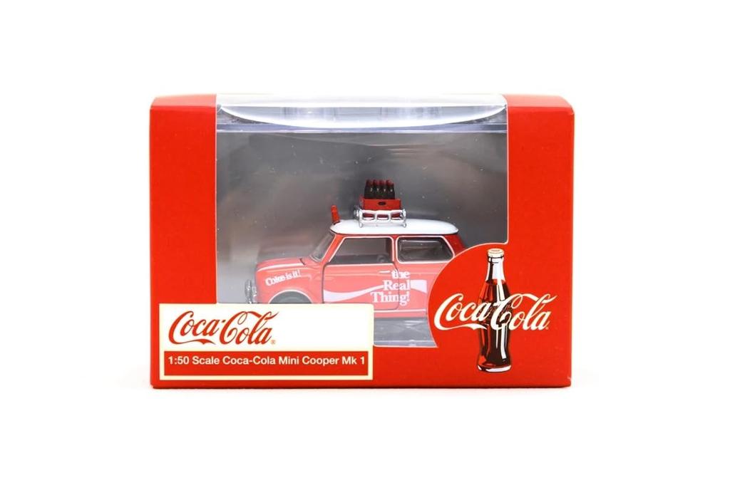 Tiny City Scale Mini Cooper Mk 1 Diecast Car 1/50 Coca-Cola