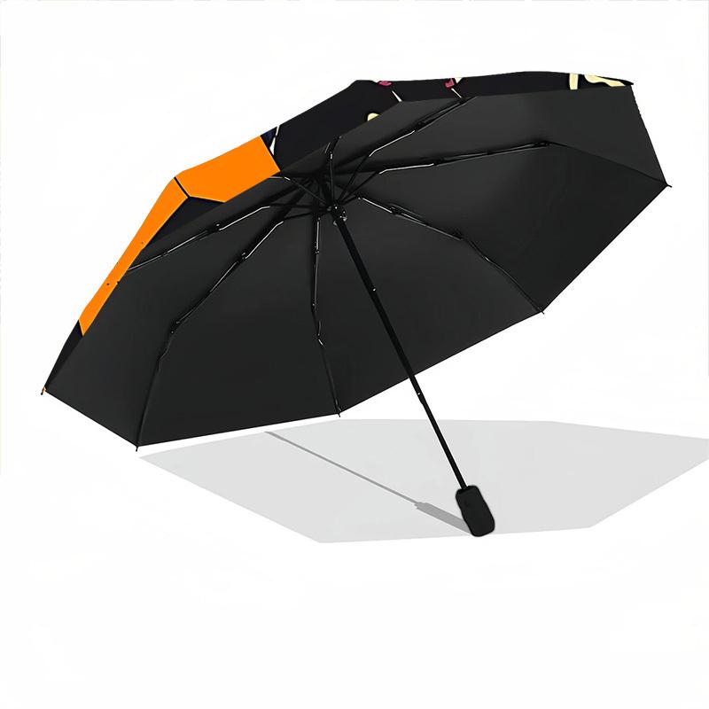 1pc Power Rangers Automatic Folding Umbrella, Portable Collapsible Design, 8-Rib Iron Frame, All-Season Casual Outdoor Accessory for Christmas Birthda