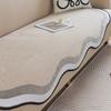 Sofa Covers Super Soft Plush Sectional Couch Furry Non Slip Sofa Slipcover Furniture Protec Irregularity Cushion Carpet Bath Mat