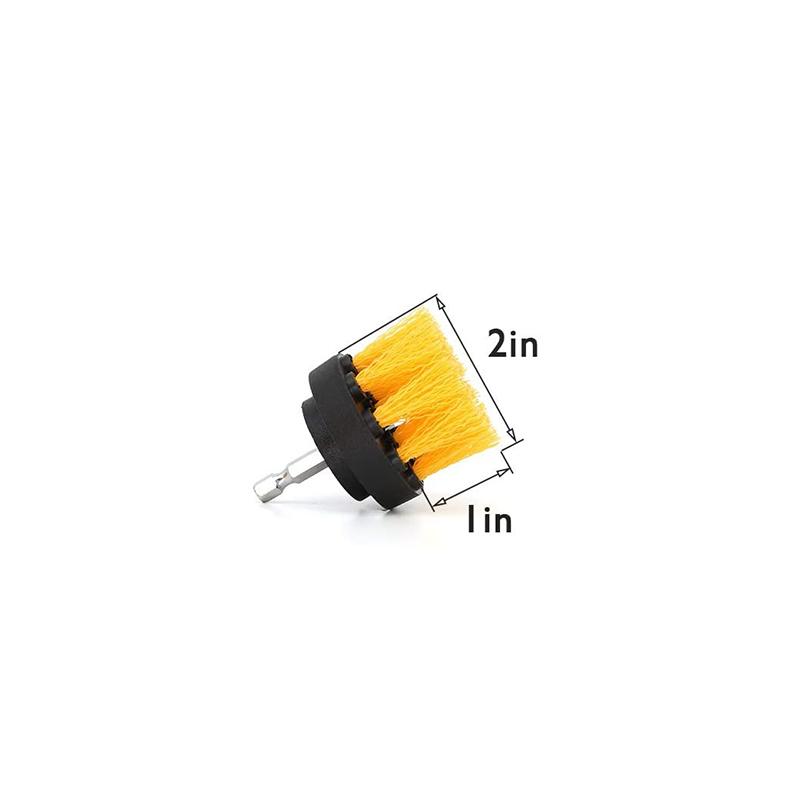 Set de perii de burghiu pentru spălare electrică, perii de curățare cu extensie pentru curățarea roților și anvelopelor auto, geamuri
