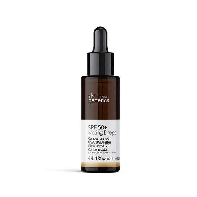 Sérum Solaire - SKIN GENERICS - Mixing Drops - SPF 50+ - 30 ml - Hypoallergénique