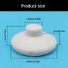 6Pcs Round Foot Reset Button Online Switches Foot Pedal Push Switches Inline Lamp Light Control Footswitch Enduring