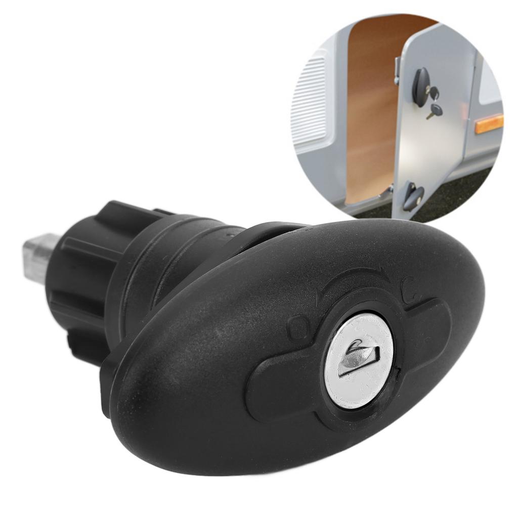 RV Cabin Door Compression Lock Rotary 30mm Zinc Alloy Nylon for Caravan Yacht Camper