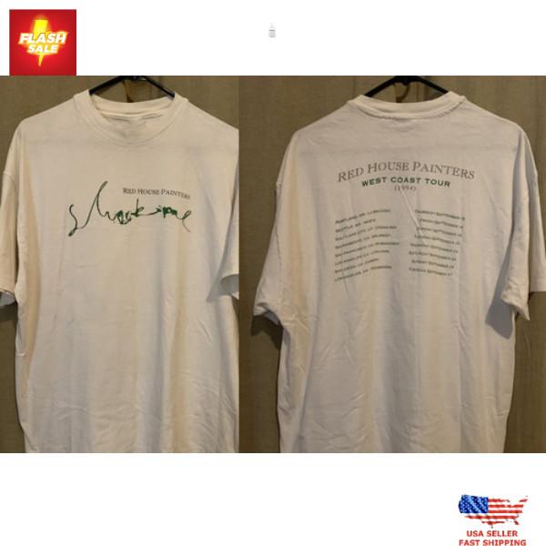 Trending Red House Painters shock me 1994 tour T Shirt Size S-5XL Unisex T-Shirt M