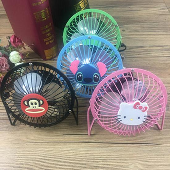 4-6 Inch Aluminum USB Portable Silent Electric Mini Fan for Office/Desktop