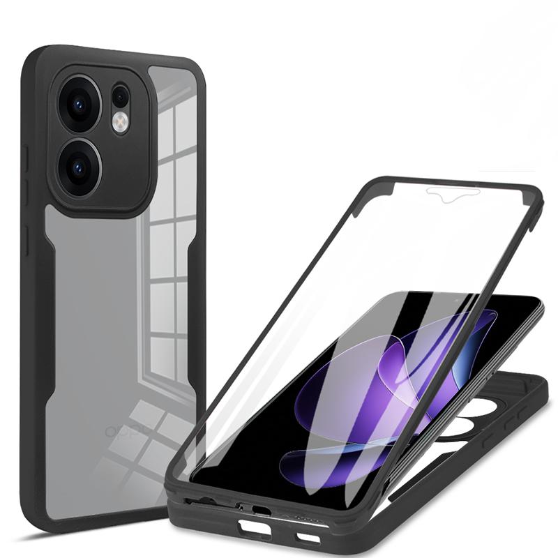 360° Vollschutz Handyhülle Für Realme C21 C21Y C25 C25Y C30 C33 C75 C75X Doppelseitige Transparente Stoßstange Stoßfeste Hülle