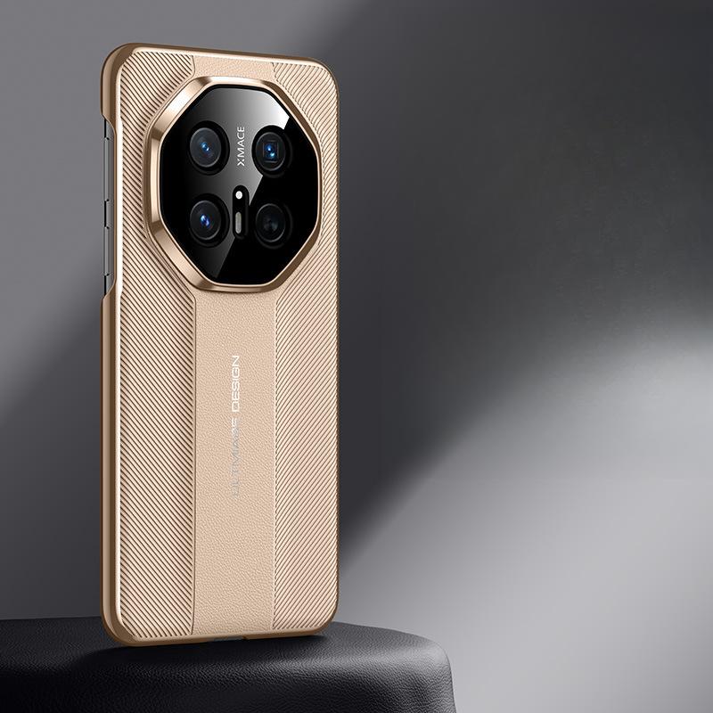 

Чехол для телефона Huawei Mate70pro 70RS Бизнес M70 Всесторонний Противоударный Однотонный Кожаный Чехол Huawei Mate 70