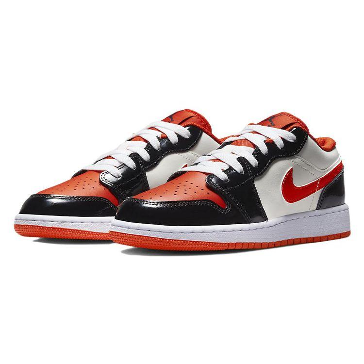 Air Jordan 1 Low SE GS Halloween Dziecięce Trampki Pomarańczowe Team-Pomarańczowe Czarne DV1335-800