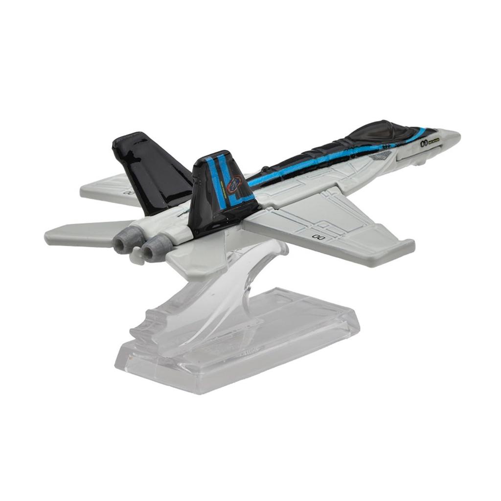 Hot Wheels Pop Culture - F/A-18E Super Hornet Vehicle Toy, Miniature Car, Airplane, Ages 3 and Up, Gray, HVJ37