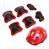 Kinder Fahrrad Helm Set Sport Schutz Getriebe Einstellbare Knie Pads Ellenbogen Pads Handgelenk