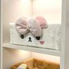 Cartoon Rilakkuma Plush Desktop Storage Box Cosmetic Organizer Skincare Basket Girls Miscellaneous Sorting Box Cute Gift